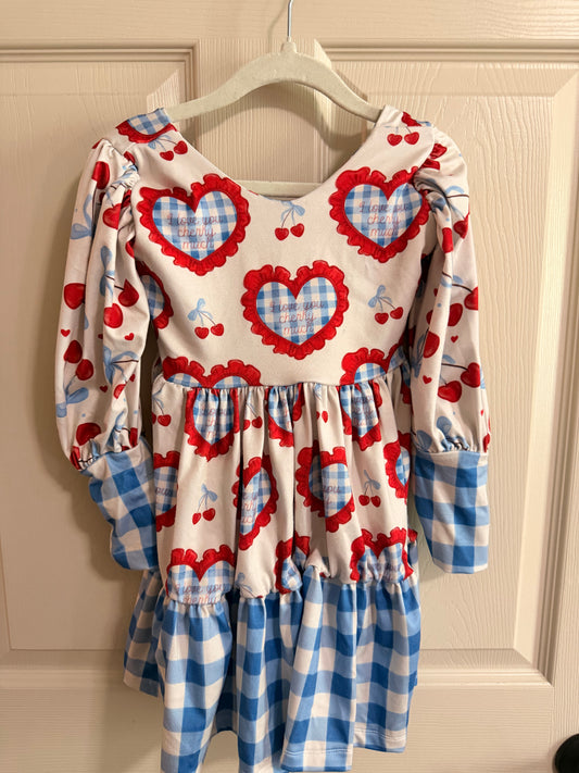 4t I love you Cherry Much Dress