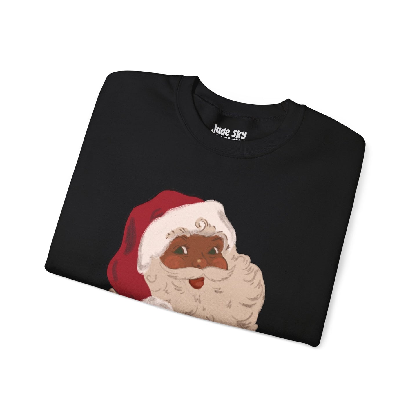 Vintage Brown Santa Crewneck Sweatshirt