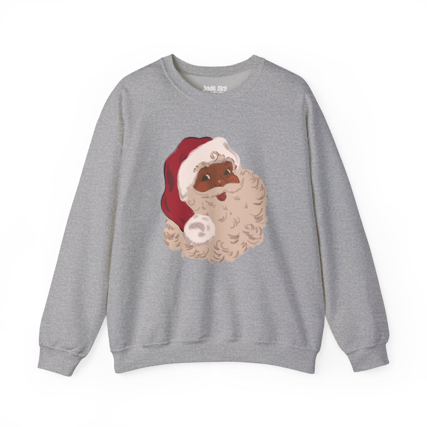 Vintage Brown Santa Crewneck Sweatshirt