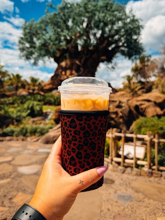 Hidden Mouse Leopard Drink Sleeve
