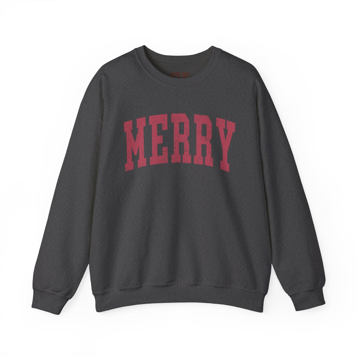 Merry Crewneck Sweatshirt (Red Lettering)