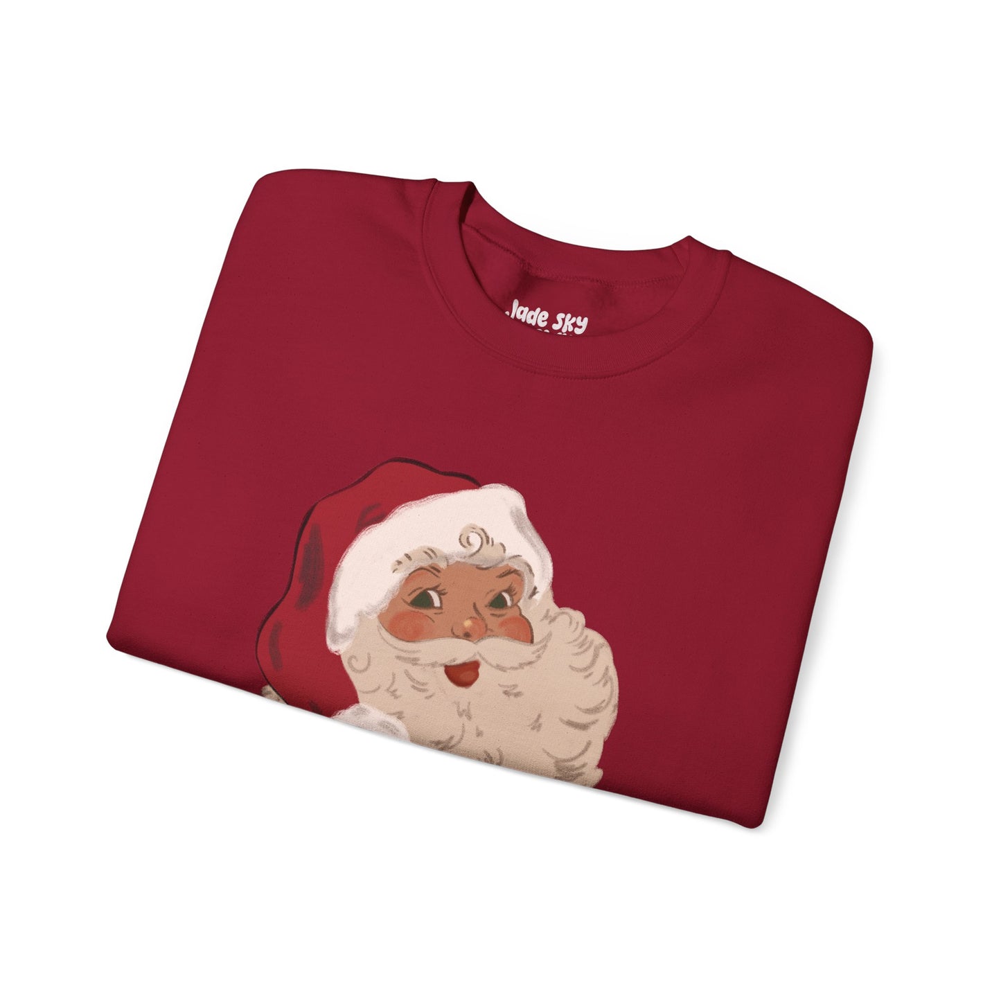 Vintage Peach Santa Crewneck Sweatshirt