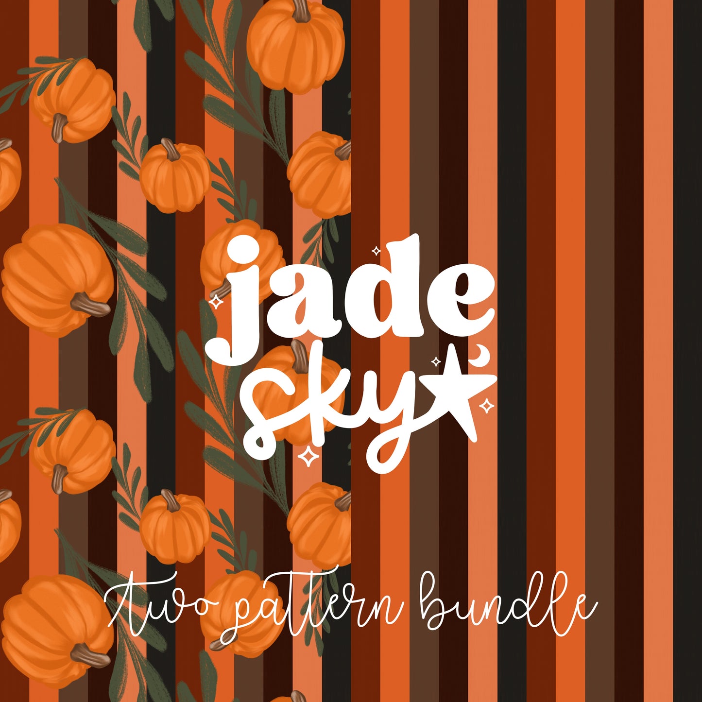 Fall Pumpkin Stripes/Fall Stripes BUNDLE