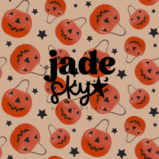 Vintage Pumpkin Buckets