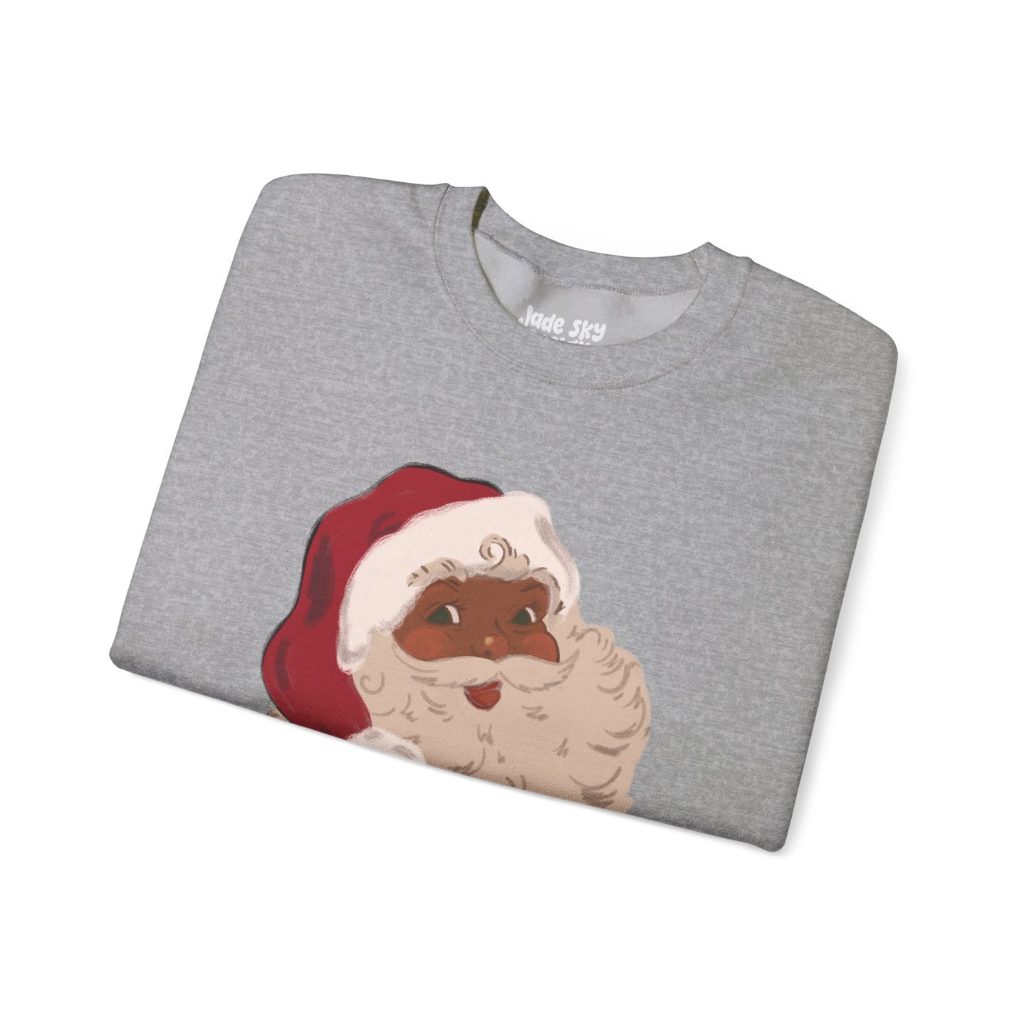 Vintage Brown Santa Crewneck Sweatshirt