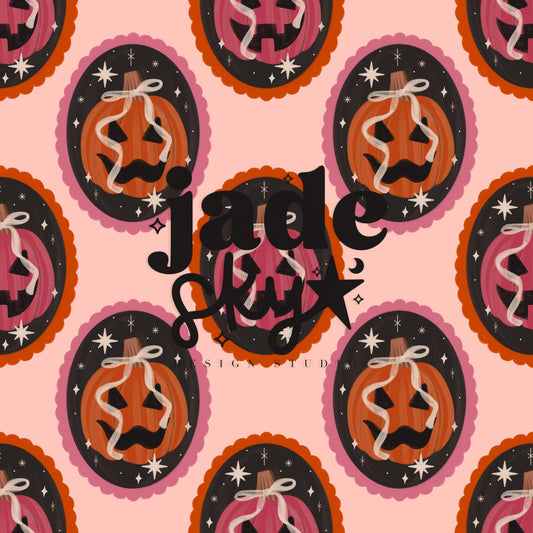 Coquette Jack-O-Lantern frames