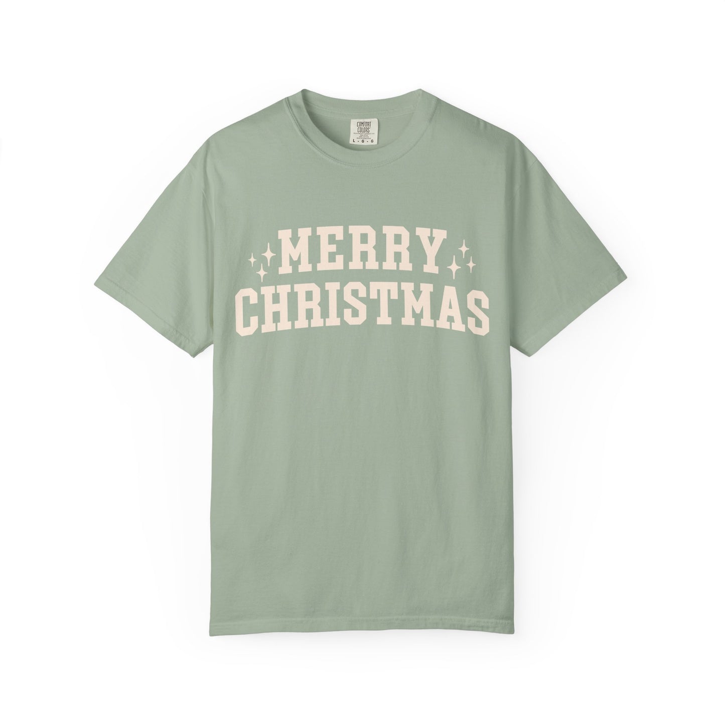 Merry Christmas Comfort Colors Tee