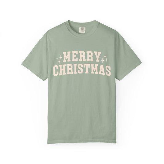 Merry Christmas Comfort Colors Tee