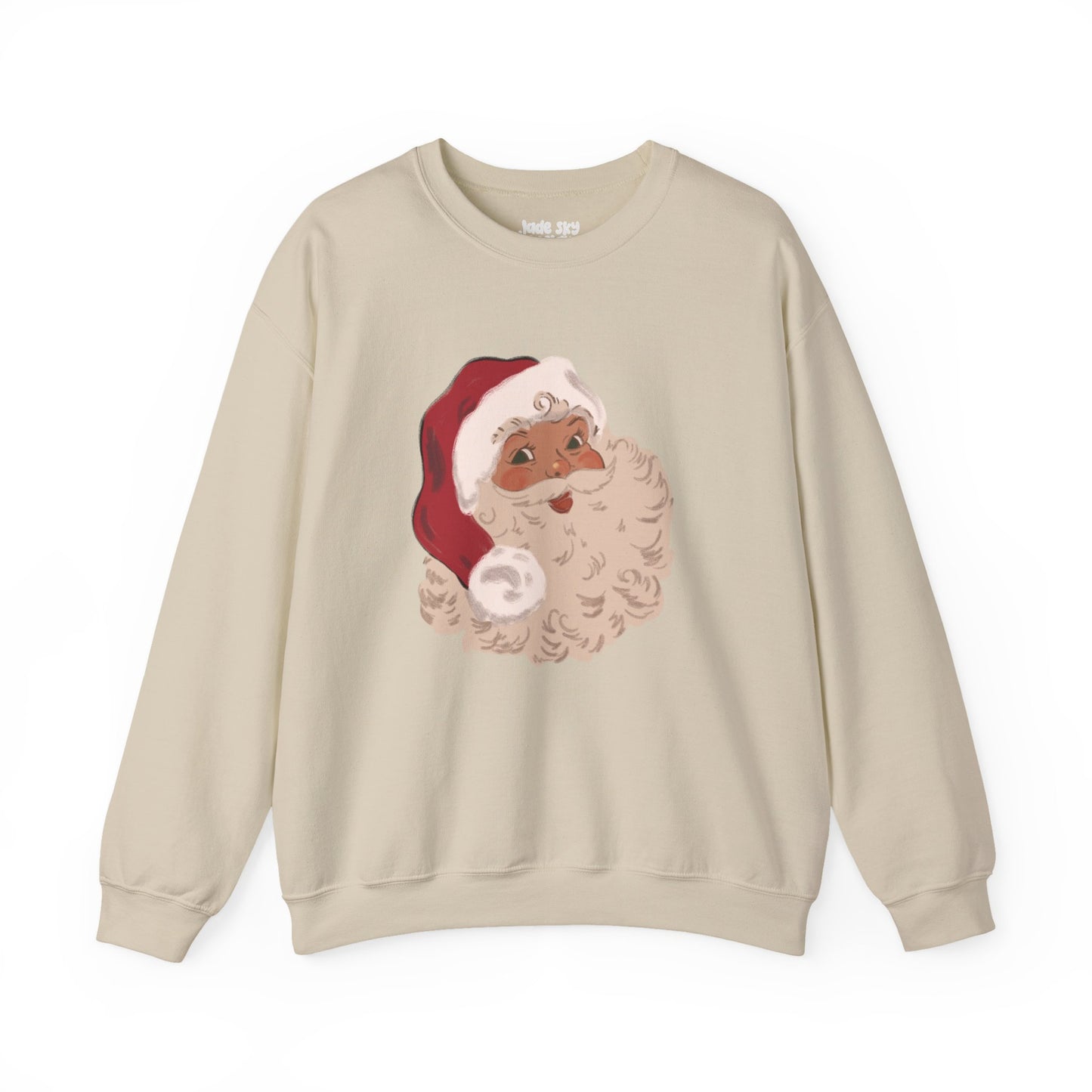 Vintage Peach Santa Crewneck Sweatshirt