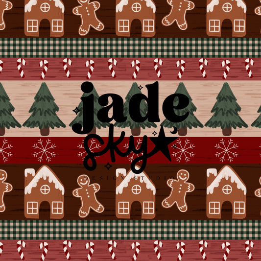 Christmas Sweater Stripes (red)