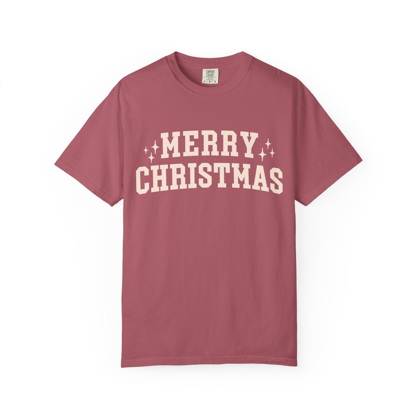 Merry Christmas Comfort Colors Tee