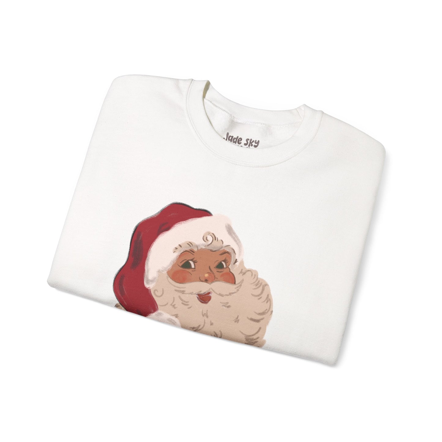 Vintage Peach Santa Crewneck Sweatshirt