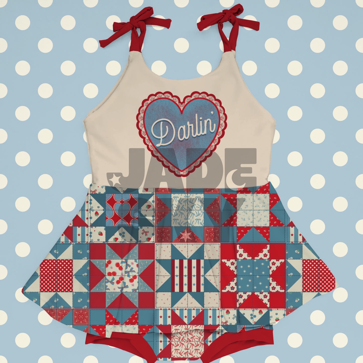 Vintage Americana Darlin PNG
