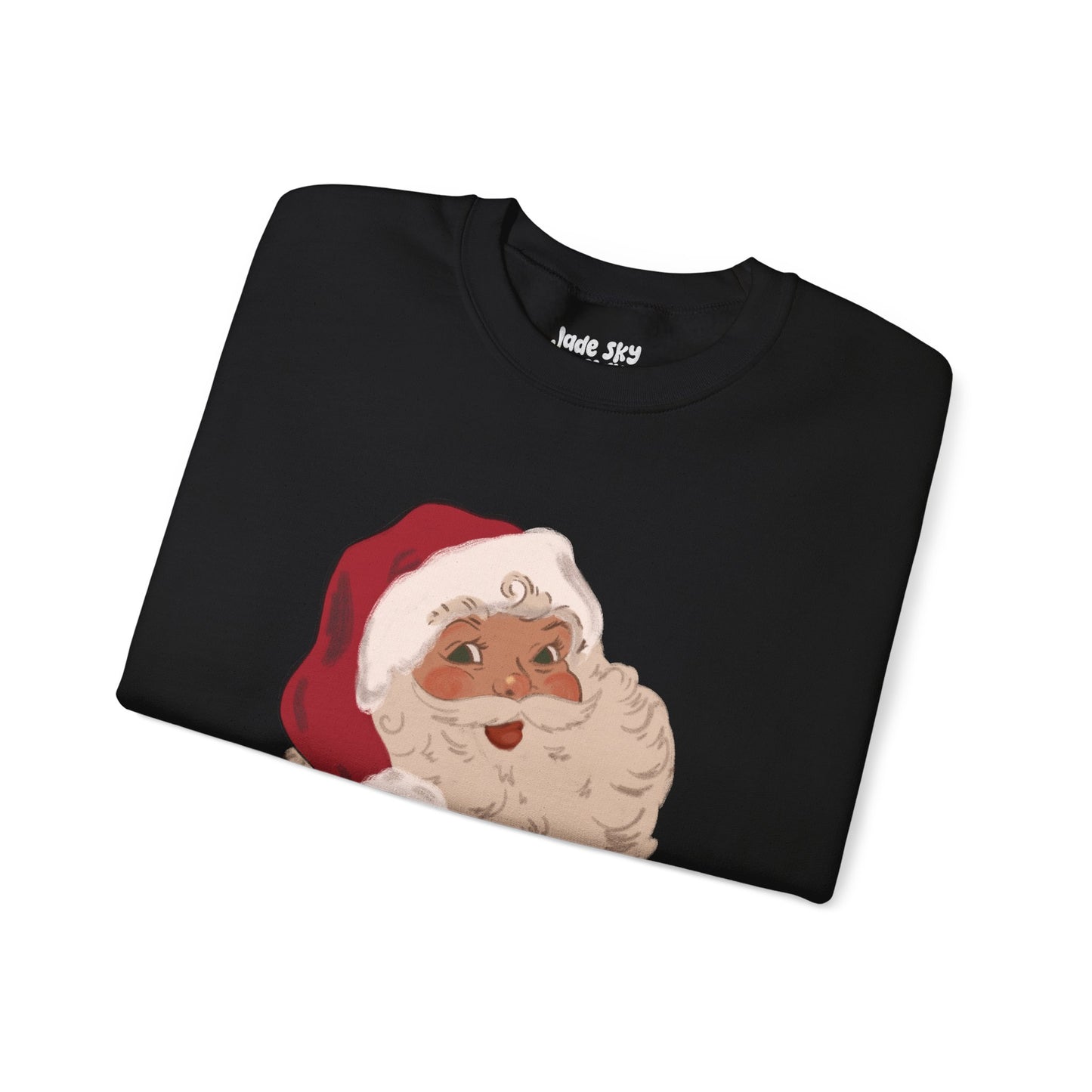 Vintage Peach Santa Crewneck Sweatshirt