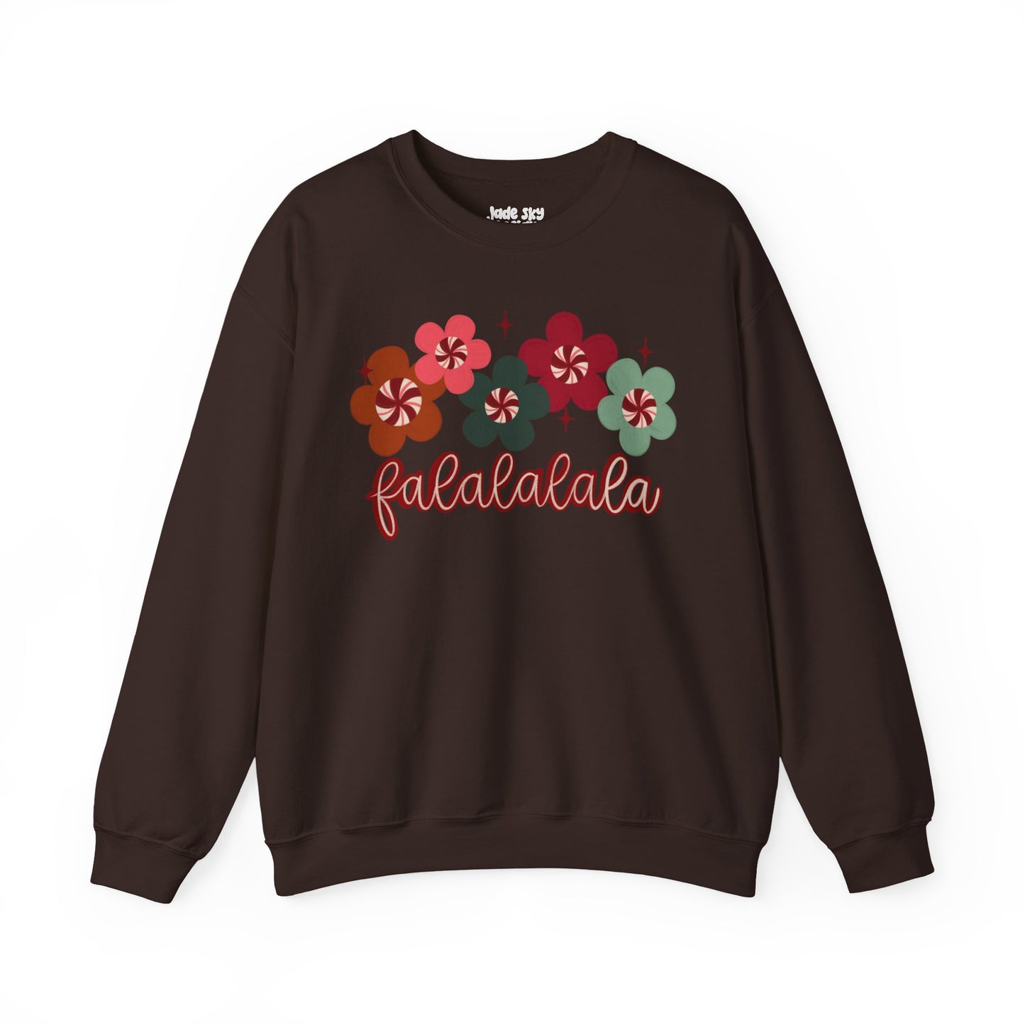 Floral Falalalala Crewneck Sweatshirt