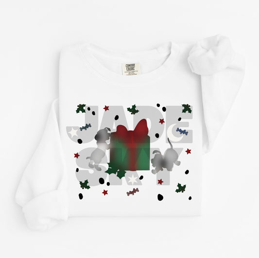 Dalmatian Christmas PNG