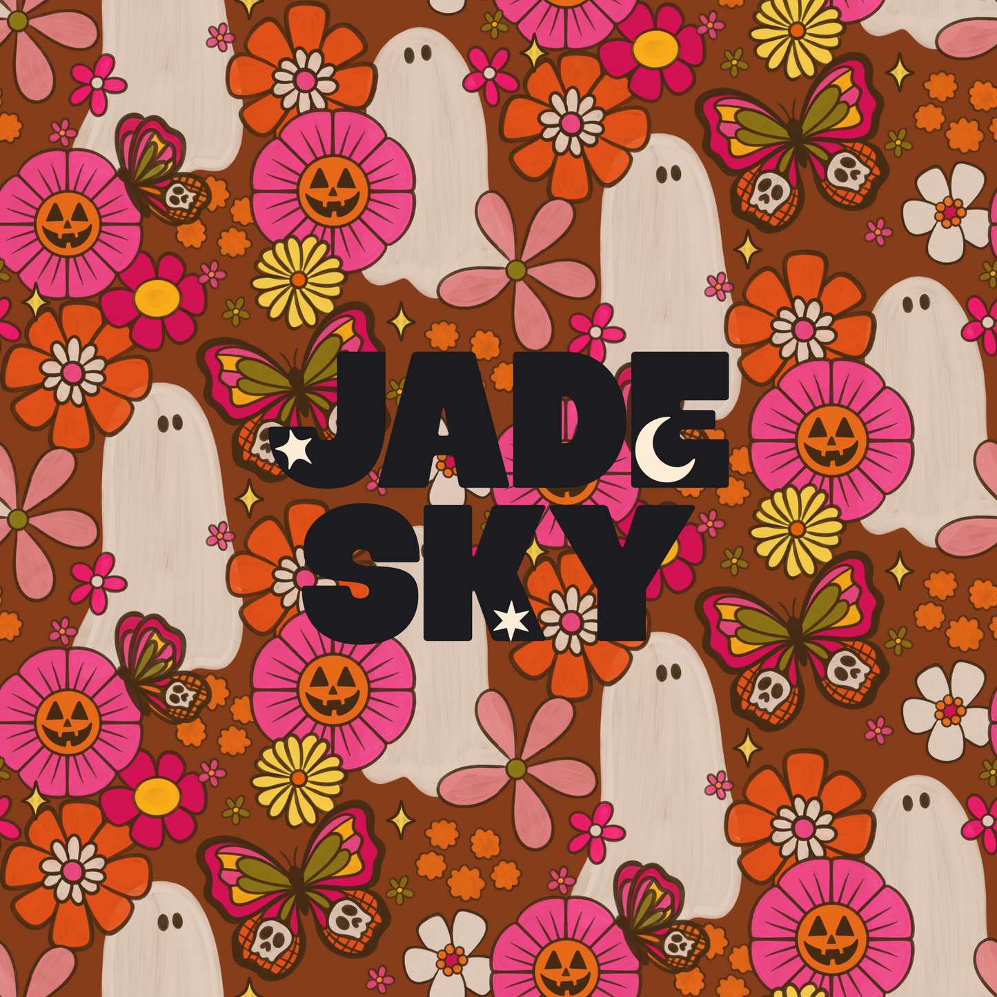 Groovy Ghost Floral