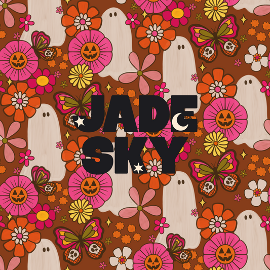 Groovy Ghost Floral