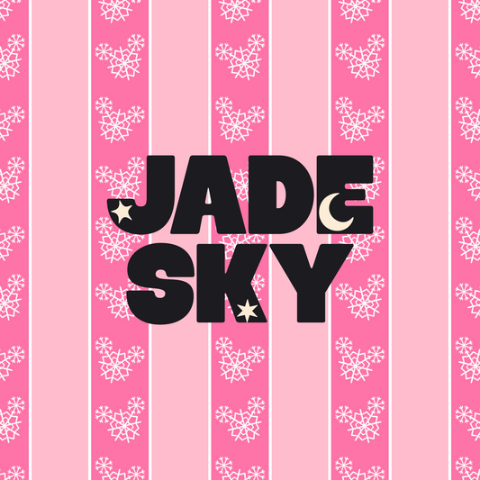 Mouse Snowflake Stripes Pink