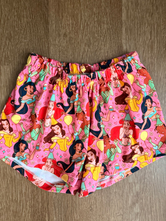 6/7 birthday Princess shorts
