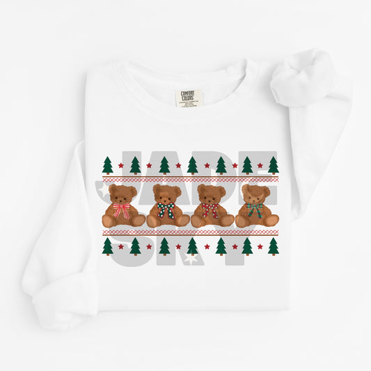 Christmas Teddies PNG