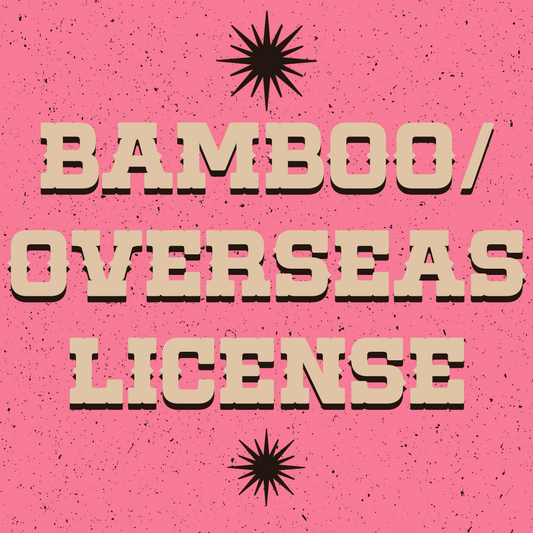 Bamboo/overseas license