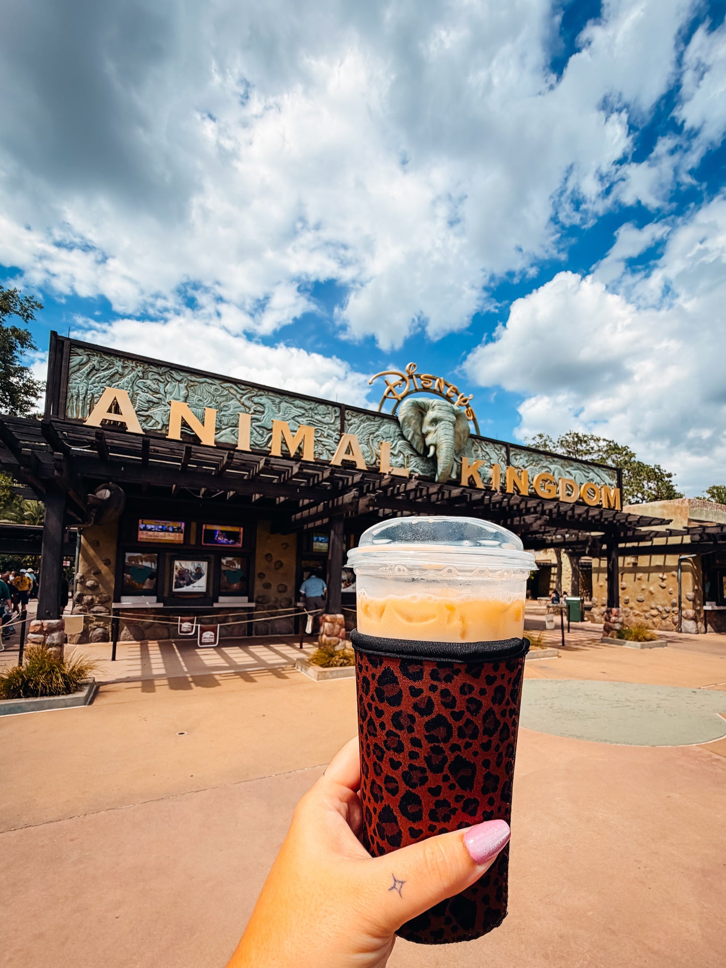 Hidden Mouse Leopard Drink Sleeve