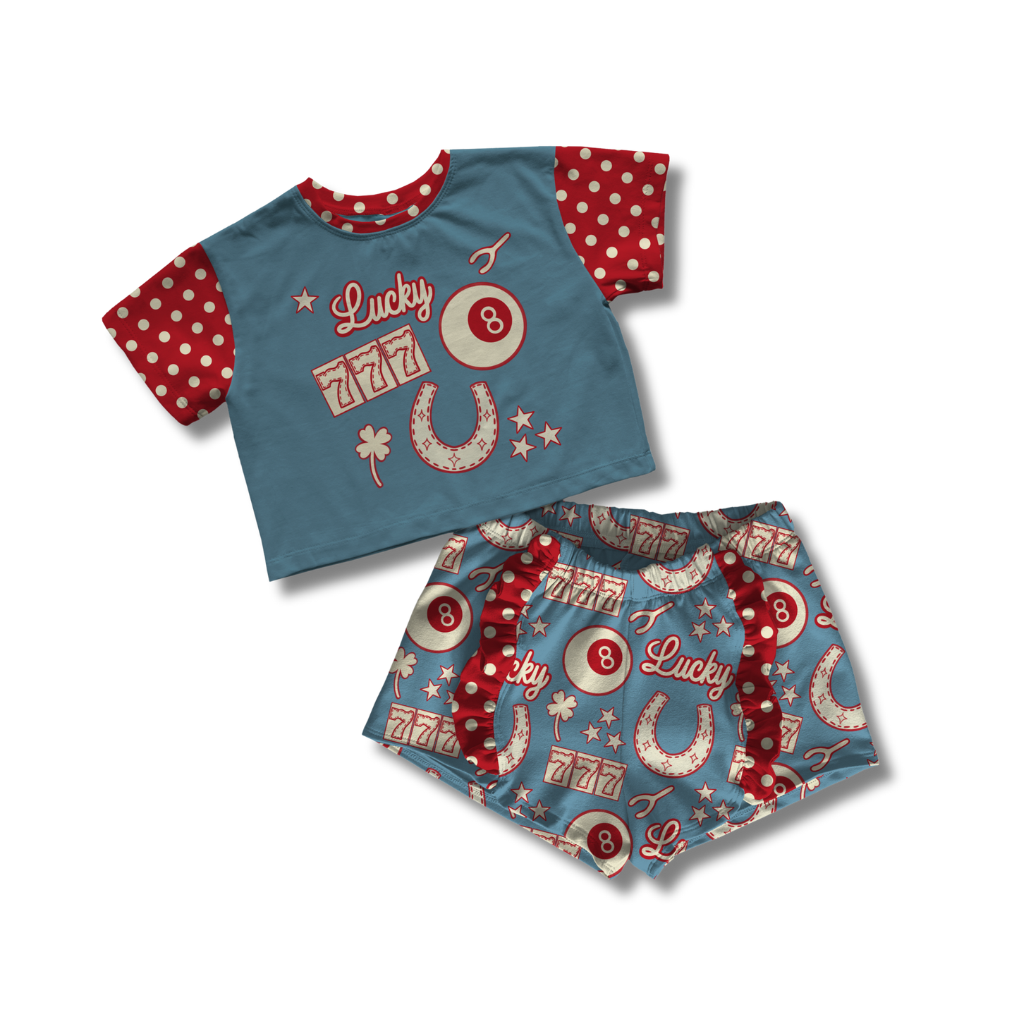 Vintage Americana Lucky PNG