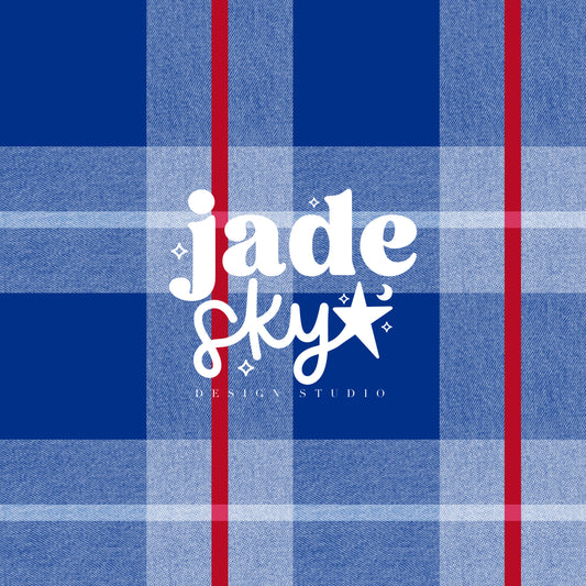 NY flannel seamless pattern