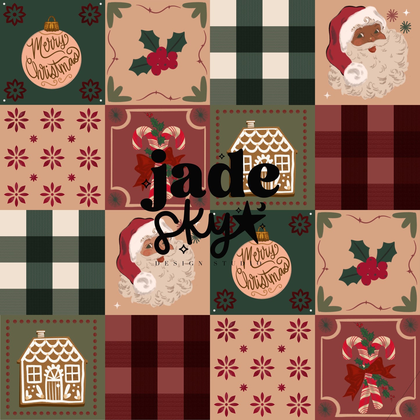 Vintage Christmas Patchwork