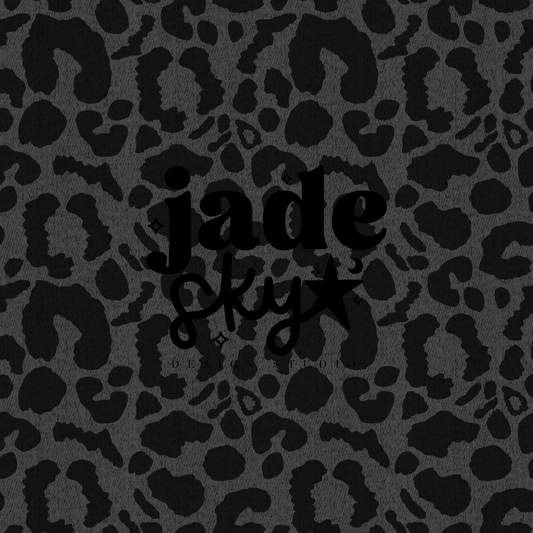 Cheetah denim (black)