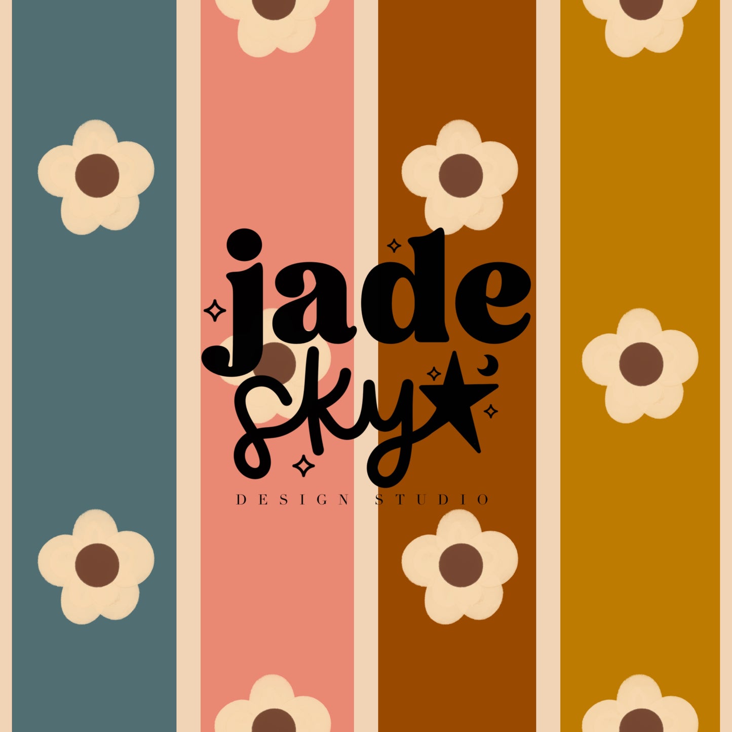 Fall pie flower stripes