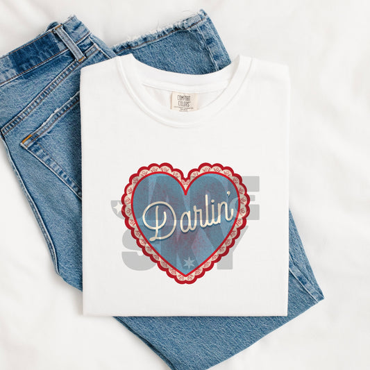 Vintage Americana Darlin PNG