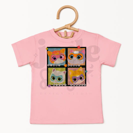 Superhero kitties PNG