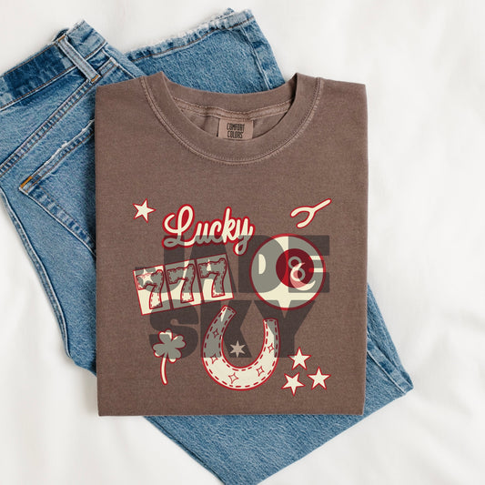 Vintage Americana Lucky PNG