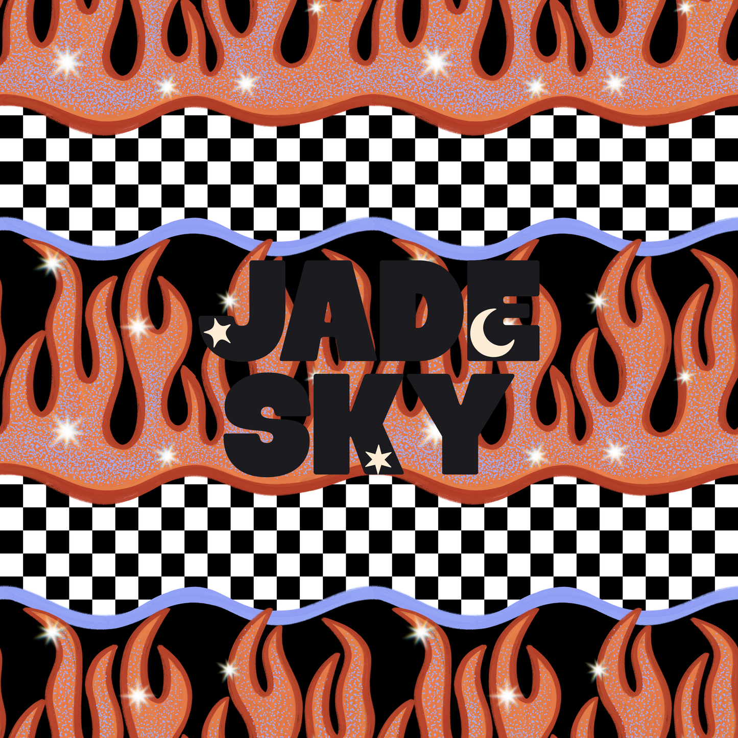 Checkered Flames + checkered coord