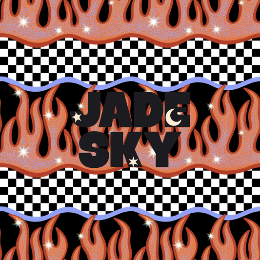 Checkered Flames + checkered coord