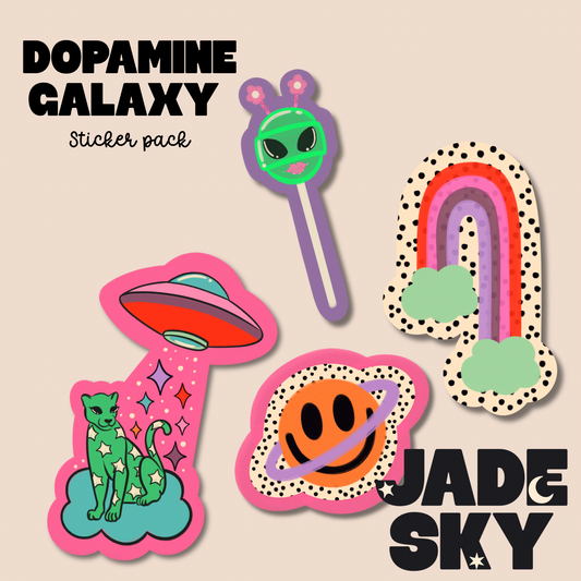 Dopamine Galaxy Sticker pack