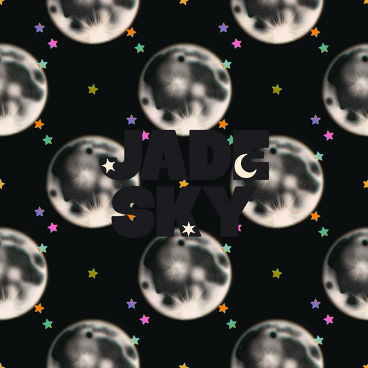 Moon with Stars