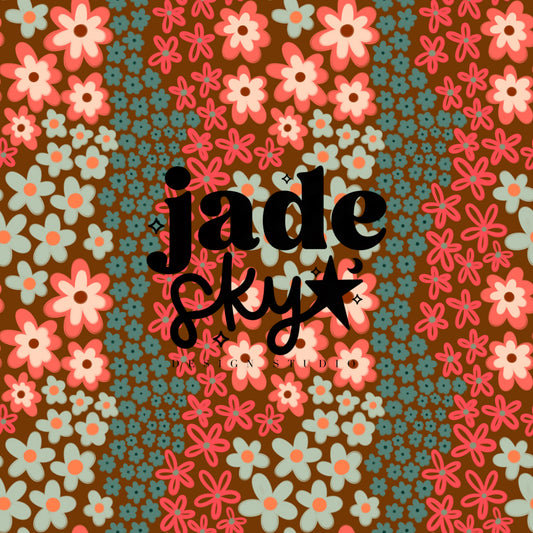 Flower doodles (retro vibe)