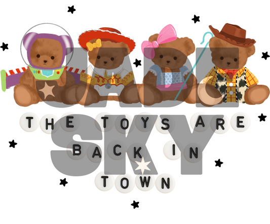 The Toys are back in Town teddies PNG