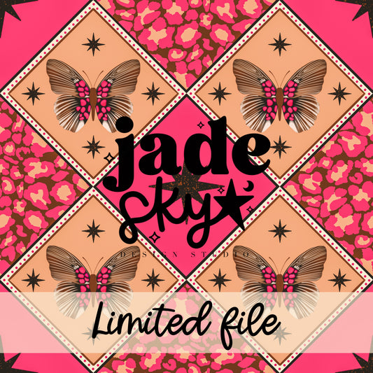 Leopard Butterfly Patchwork (limited)