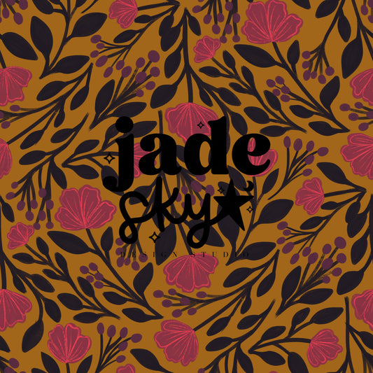 Golden berry floral