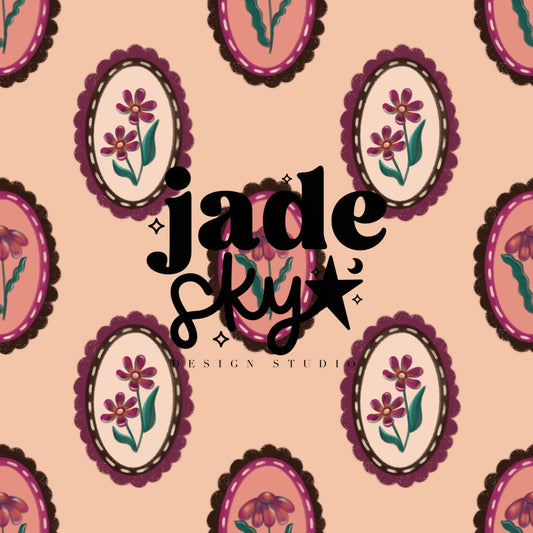 Fall floral frames