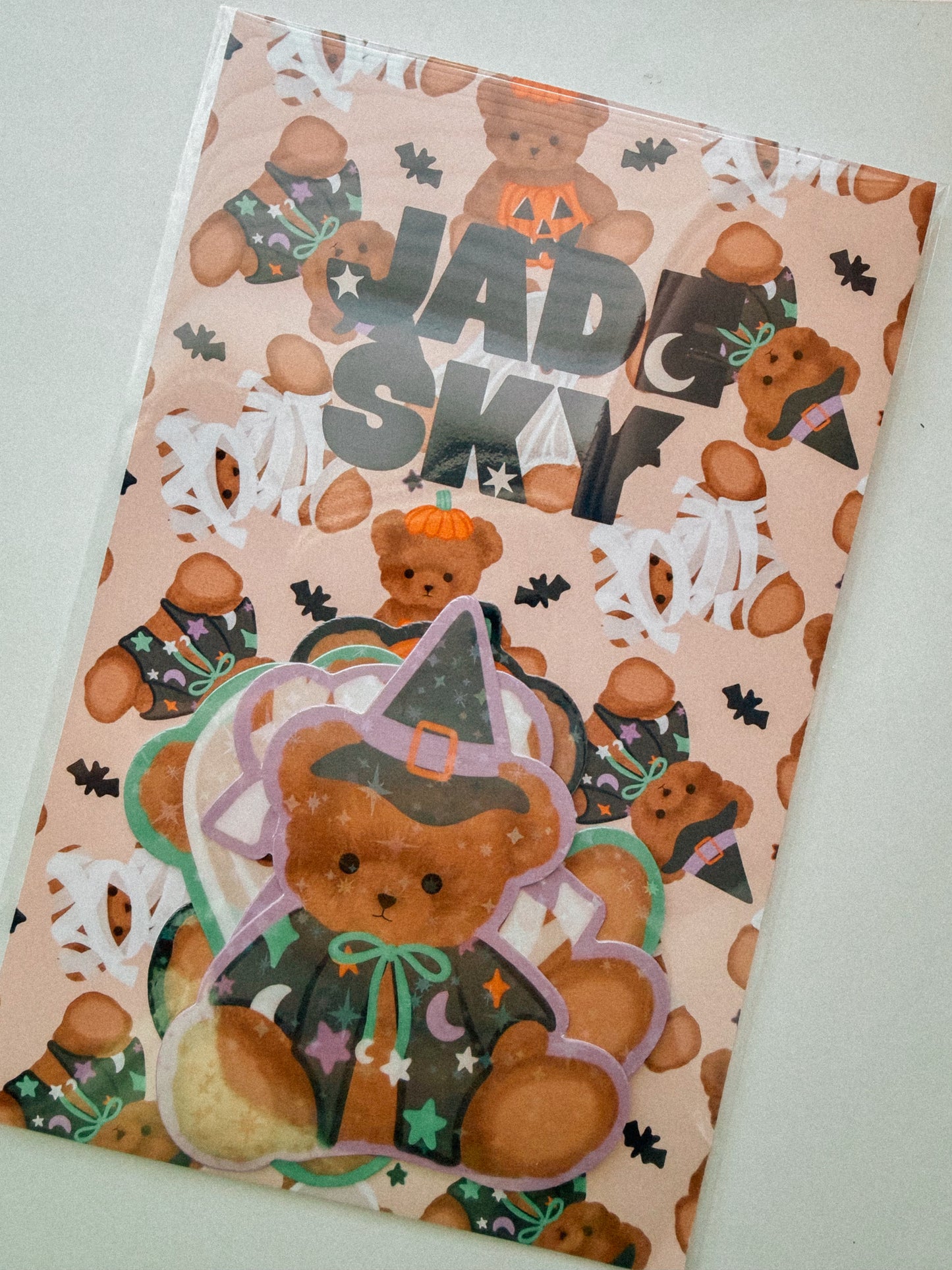 Halloween Teddies Sticker Pack