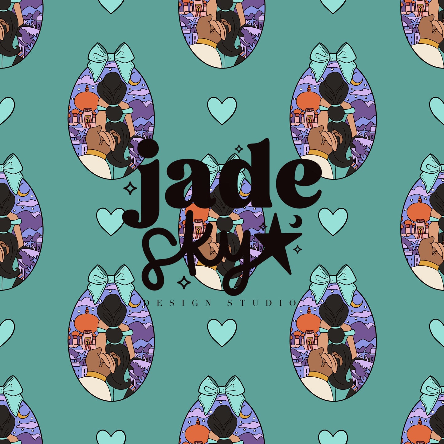 Princess frame (Teal)