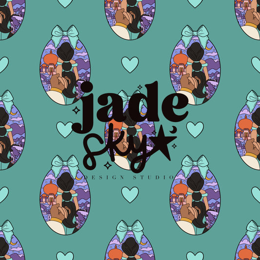Princess frame (Teal)