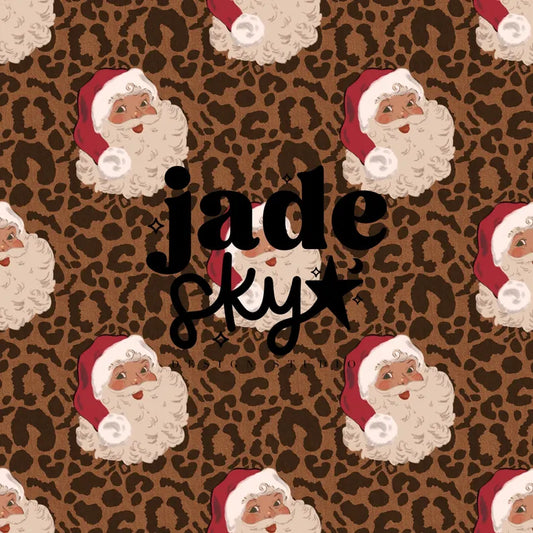 Leopard Vintage Santa