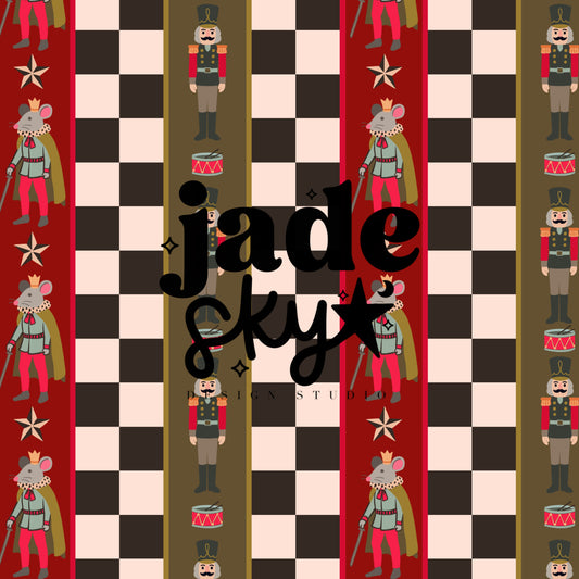 Nutcracker Checkered Stripes