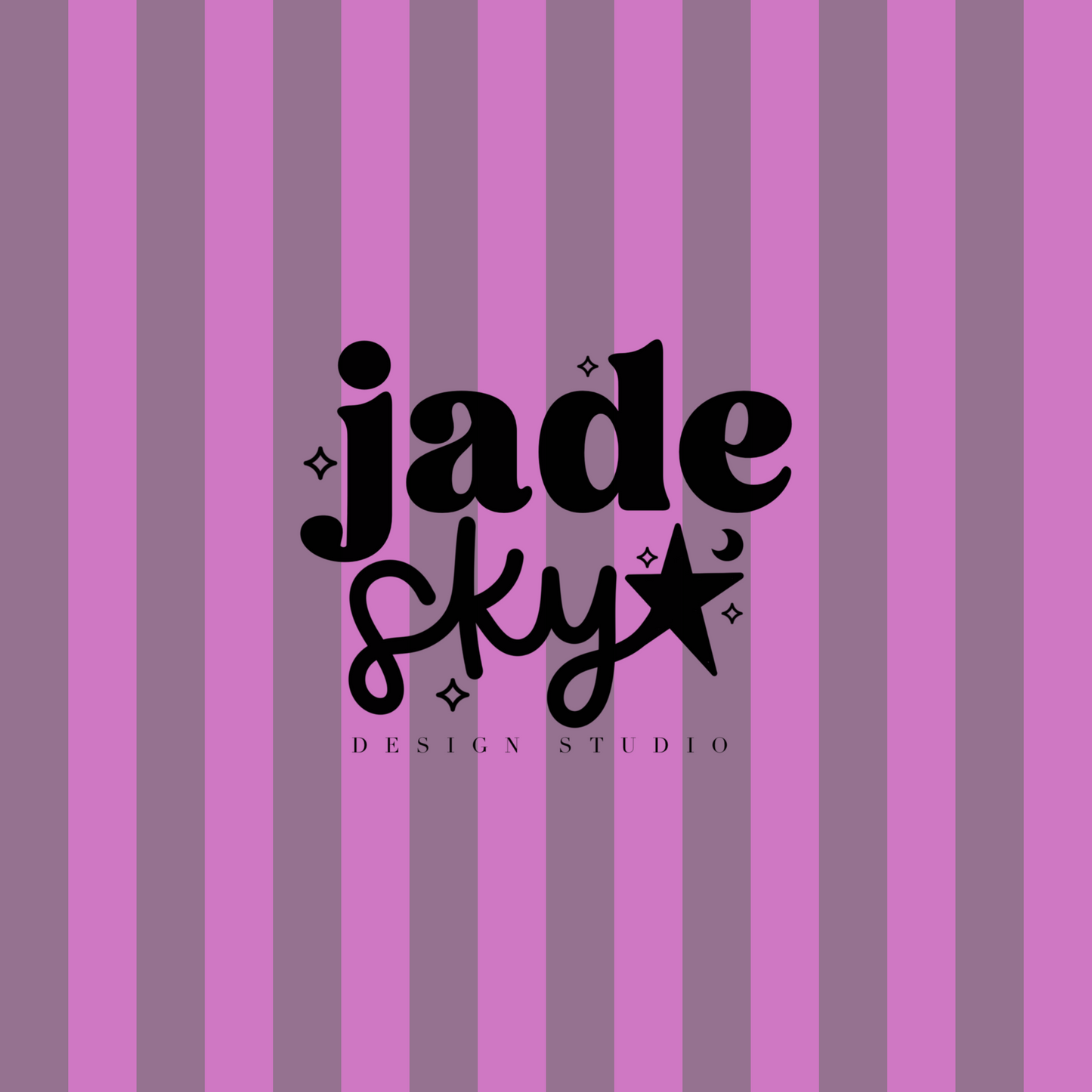Lilac/Grape stripes + smiley duo
